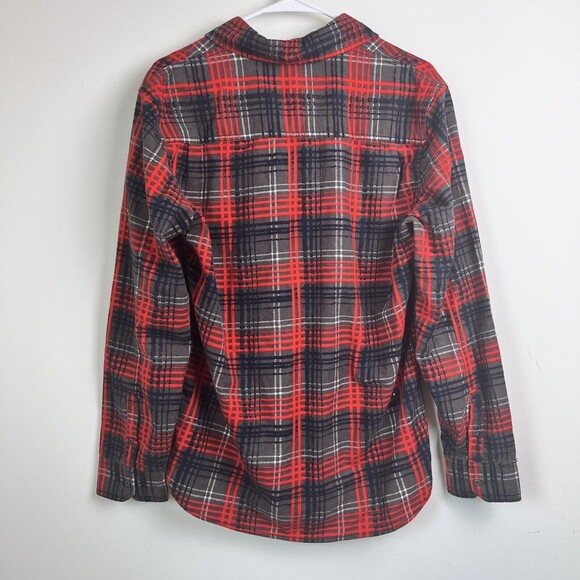 Converse All Star Flannel Shirt Red Size Small - Picture 2 of 6